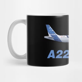 Airbus A220-100 Mug